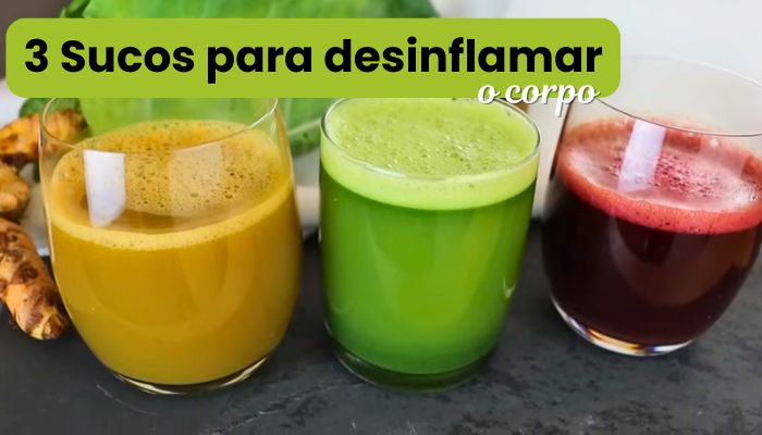 Suco para Desinflamar o Corpo