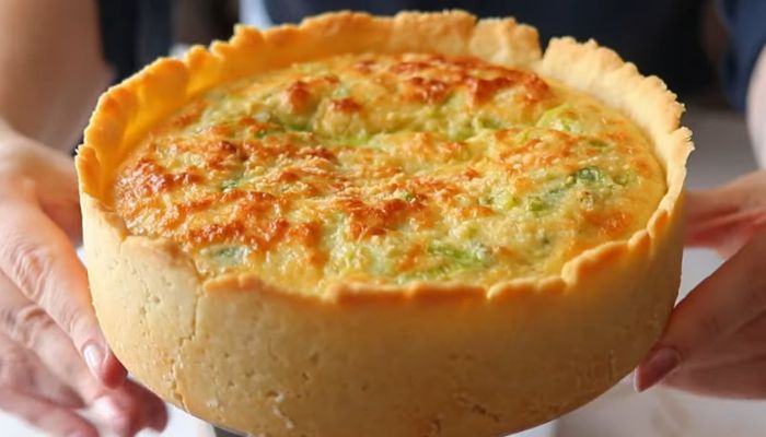 Quiche de Alho Poró